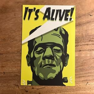 Frankenstein postcard/art print 4x6